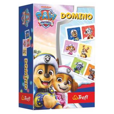 Trefl Domino papírové Tlapková patrola/Paw patrol 28 ks