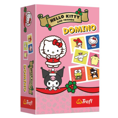 Trefl Domino papírové Hello Kitty 28 ks
