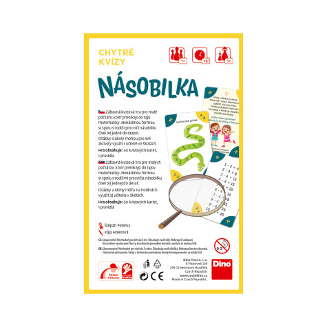 Dino Chytré kvízy - Násobilka ~ 4