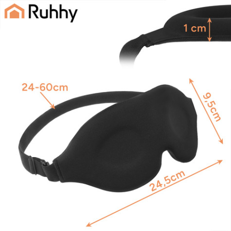 Vystužená maska na oči na spaní Ruhhy 27198 ~ 7