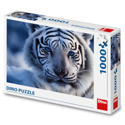 Dino Puzzle Bílý tygr 1000 dílků
