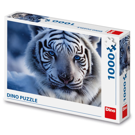 Dino Puzzle Bílý tygr 1000 dílků ~ 1