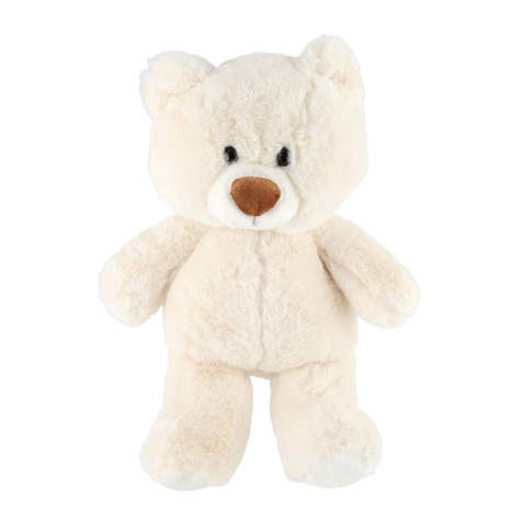 Teddies Medvěd sedící plyš 35cm bílý ~ 2