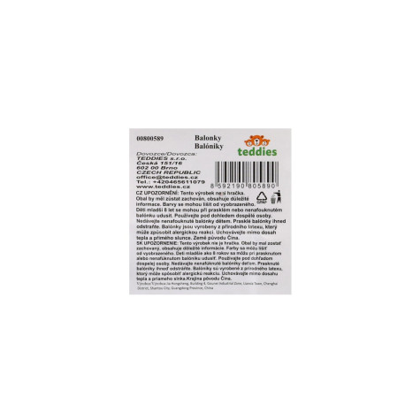 Sada nafukovacích balónků se srdcem 8 ks - zlaté ~ 3