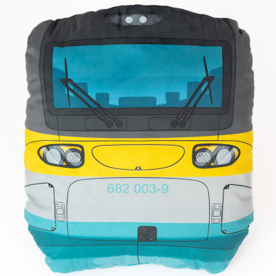 3D polštář - Kabina vlaku Pendolino