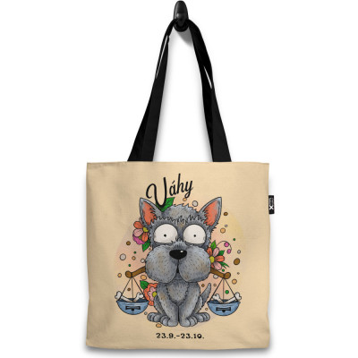 Taška 37x40cm Psí znamení - Váhy