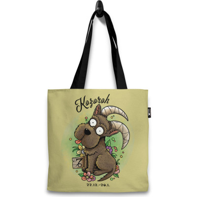 Taška 37x40cm Psí znamení - Kozoroh