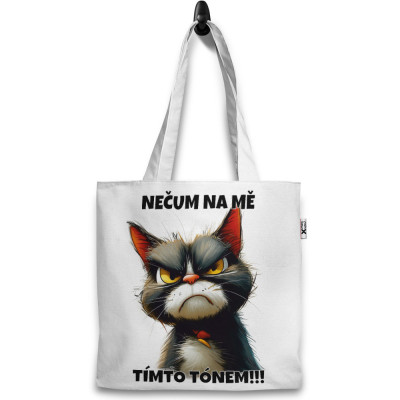 Taška 37x40cm - Nečum na mě - kočka