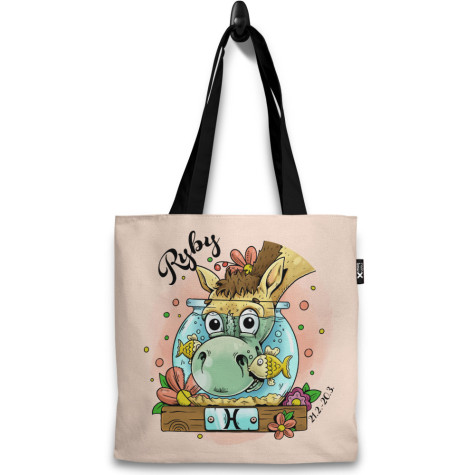 Taška 37x40cm Koňská znamení - Ryby ~ 1