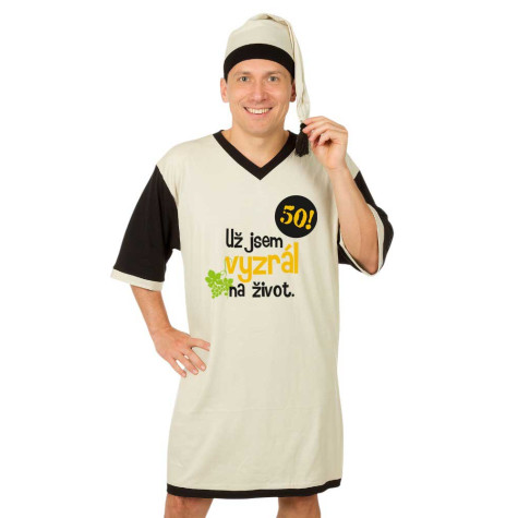 Noční košile - Už jsem vyzrál 50 - šedá ~ 1
