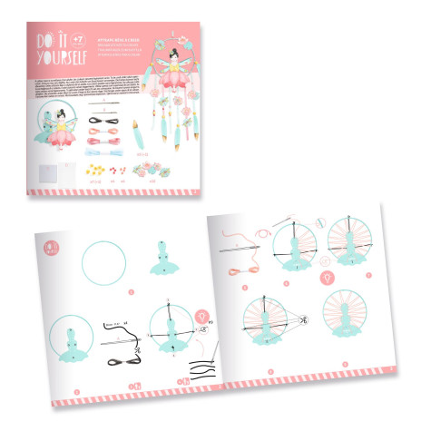 Djeco Sada DIY Lapač snů Dívka v lotosu ~ 5