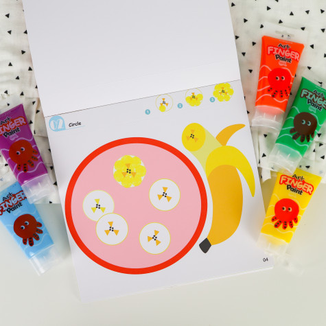 Tookyland Malování prstovými barvami Level 2 Umělec 30 listů ~ 3