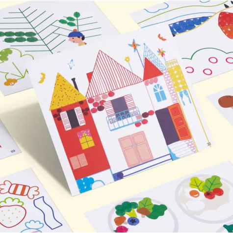 Tookyland Malování prstovými barvami Level 2 Umělec 30 listů ~ 5