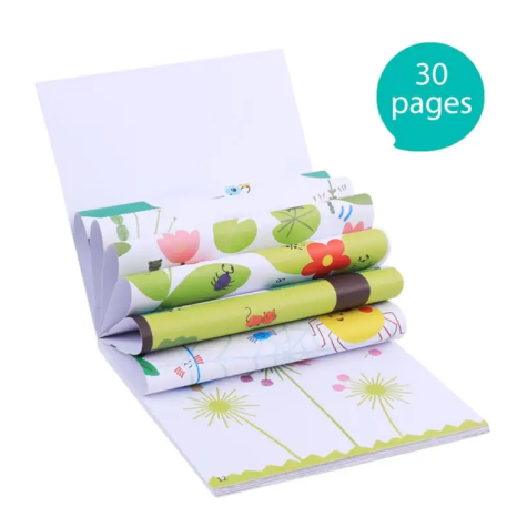 Tookyland Malování prstovými barvami Level 1 Svět 30 listů ~ 2