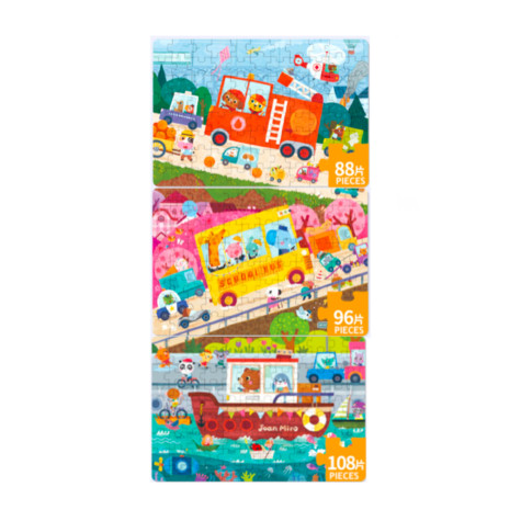 Jarmelo Puzzle Beep! Na cestě 3v1 ~ 2