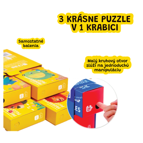 Jarmelo Puzzle Beep! Na cestě 3v1 ~ 3