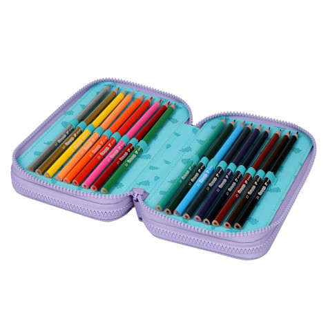CoolPack Penál Jumper třípatrový Stitch Pastel s vybavením ~ 3