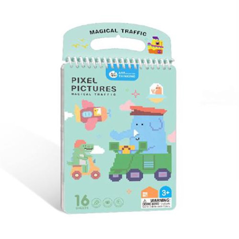 Jarmelo Pixel Art Omalovánky Dopravní prostředky ~ 1