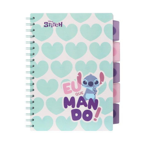 CoolPack Zápisník spirálový B5 se záložkami Stitch Pastel ~ 1
