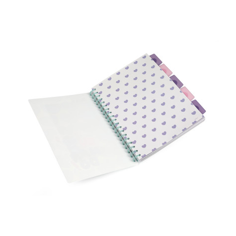 CoolPack Zápisník spirálový B5 se záložkami Stitch Pastel ~ 3