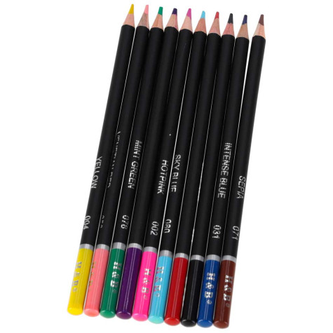 H&B Barevné pastelky v pouzdře 120 ks ~ 7