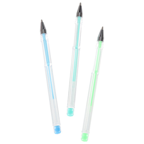 Barevná gelová pera v pouzdře 100 ks + 100 náplní ~ 4