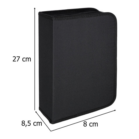 Barevná gelová pera v pouzdře 100 ks + 100 náplní ~ 12