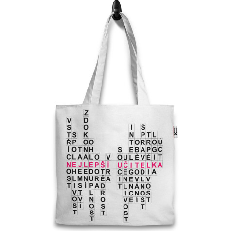 Taška 37x40cm - Křížovka učitelka ~ 1