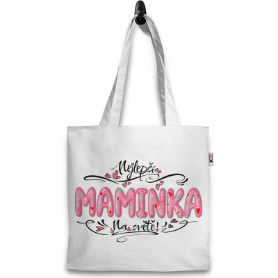 Taška 37x40cm - Nejlepší maminka - pink