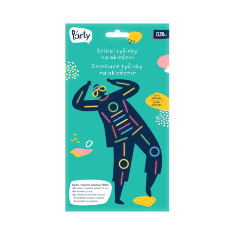 Albi Svítící tyčinky na oblečení uni ~ 2