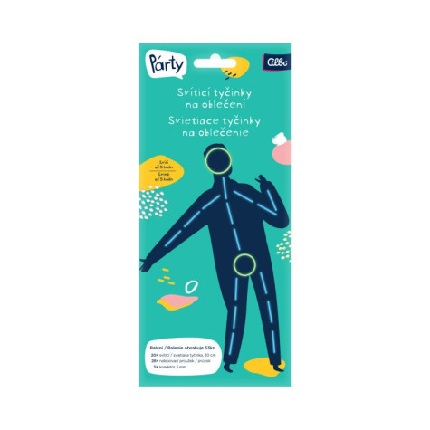 Albi Svítící tyčinky na oblečení pro chlapce ~ 3
