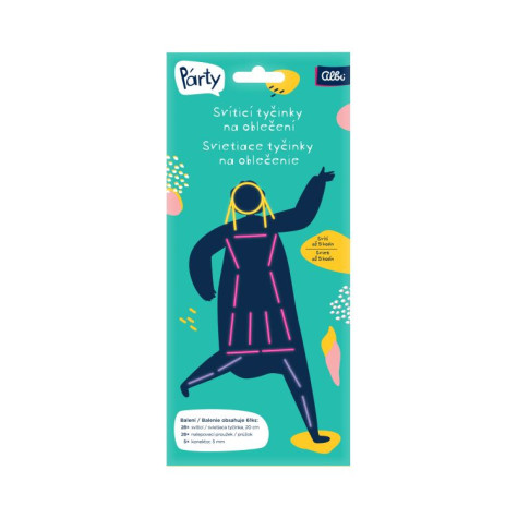 Albi Svítící tyčinky na oblečení pro dívku ~ 2