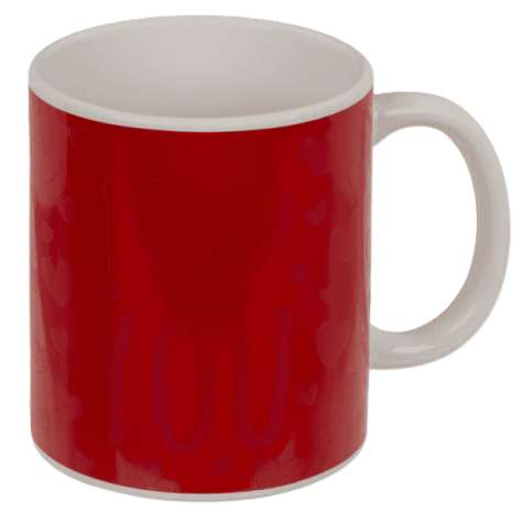 Měnící hrnek Srdce I love you ~ 3