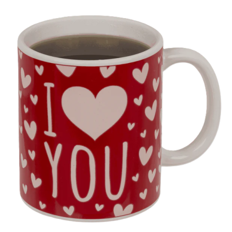 Měnící hrnek Srdce I love you ~ 4