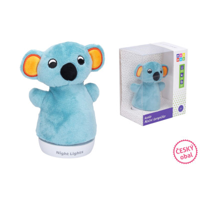 Maamaa Noční lampička Koala usínáček plyšový 15 cm