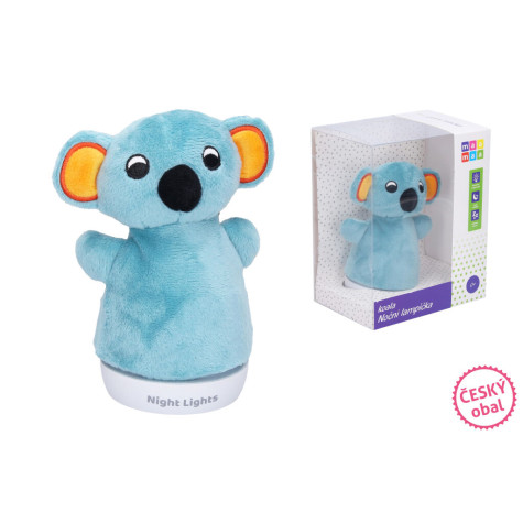 Maamaa Noční lampička Koala usínáček plyšový 15 cm ~ 1
