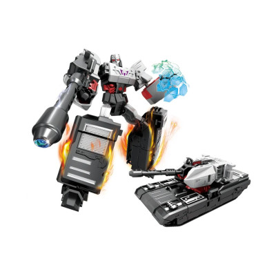 Autorobot Tank King černý 19 cm