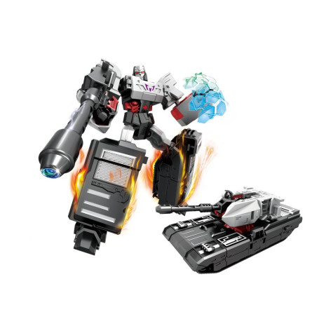 Autorobot Tank King černý 19 cm ~ 1