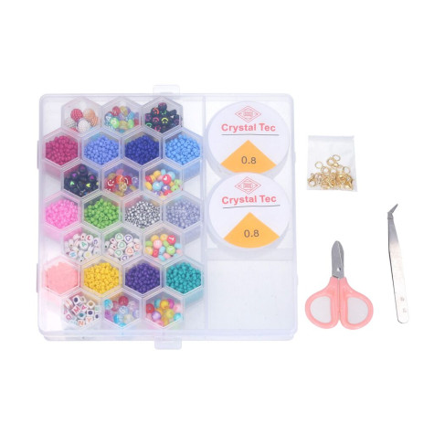 Wiky Kreativity DIY set Korálky, provázky ~ 1