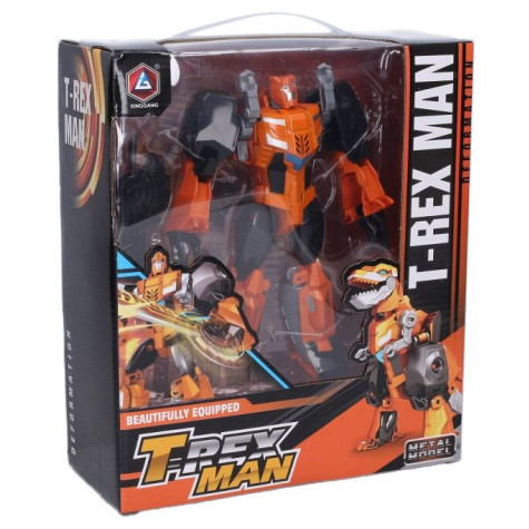 Dinorobot T-REX MAN žlutý 19 cm ~ 2