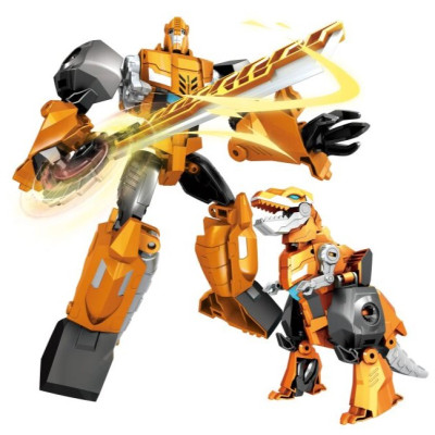 Dinorobot T-REX MAN žlutý 19 cm