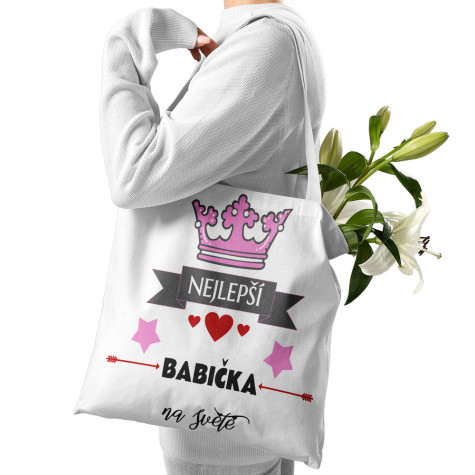 Taška 37x40cm - Nejlepší babička na světě ~ 1