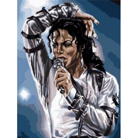 Norimpex Diamantový obrázek malování 30x40cm - Michael Jackson ~ 2