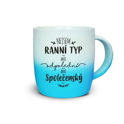 Nekupto Dárkový hrnek neon - Nejsem ranní typ