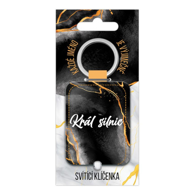 Nekupto Svítící klíčenka s potiskem - Král silnic