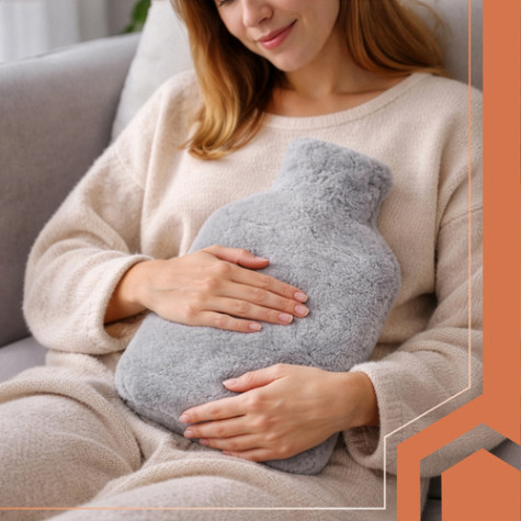 Gumová láhev Termofor šedý 1800ml Ruhhy 27842 ~ 3