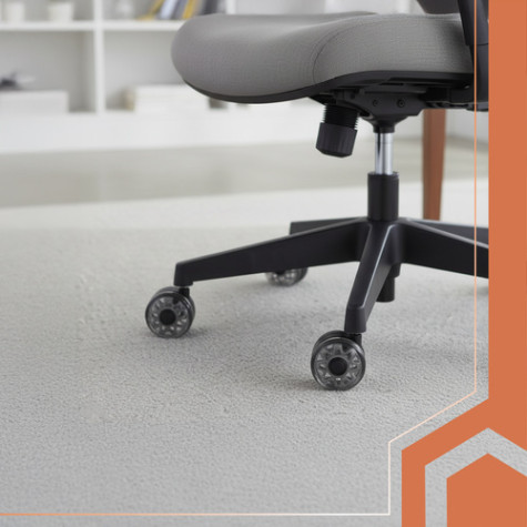 Otočná kolečka ke kancelářské židli šedé 5 ks Ruhhy 25280 ~ 4