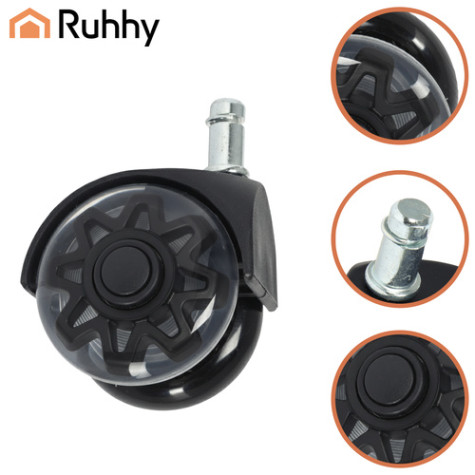 Otočná kolečka ke kancelářské židli černé 5 ks Ruhhy 26294 ~ 2