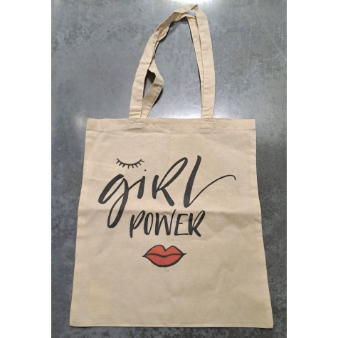 Plátěná taška 42x38cm - Girl Power ~ 2