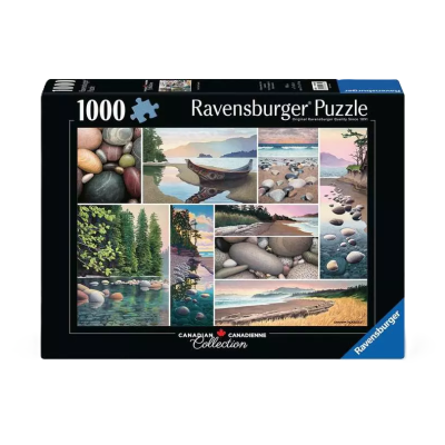 RAVENSBURGER Puzzle Klid na západním pobřeží 1000 dílků
